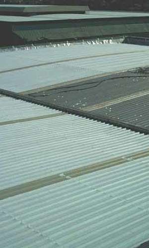 Impermeabilização de telhado de cobertura