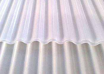 Telha translúcida branca leitosa Telha translúcida branca leitosa